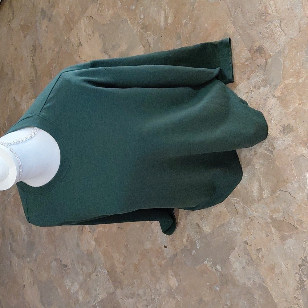 J. Jill Pure Jill Dark Green Soft Knit Sweater XL Petite